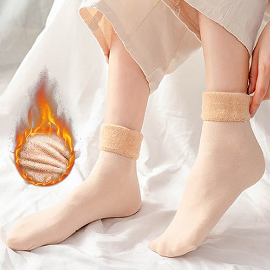 Thermal Touch Winter Warm Solid Thick Socks