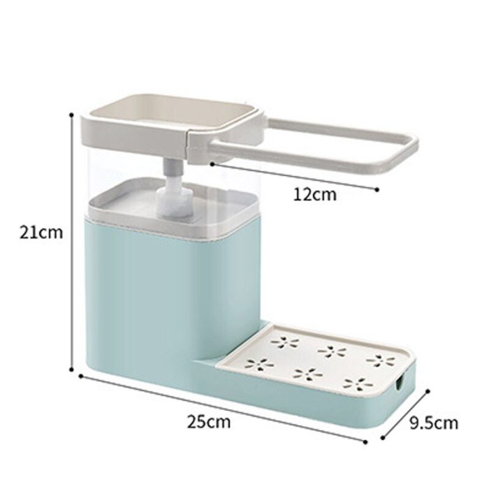 Kitchen Cloth Hanger Soap Dispenser