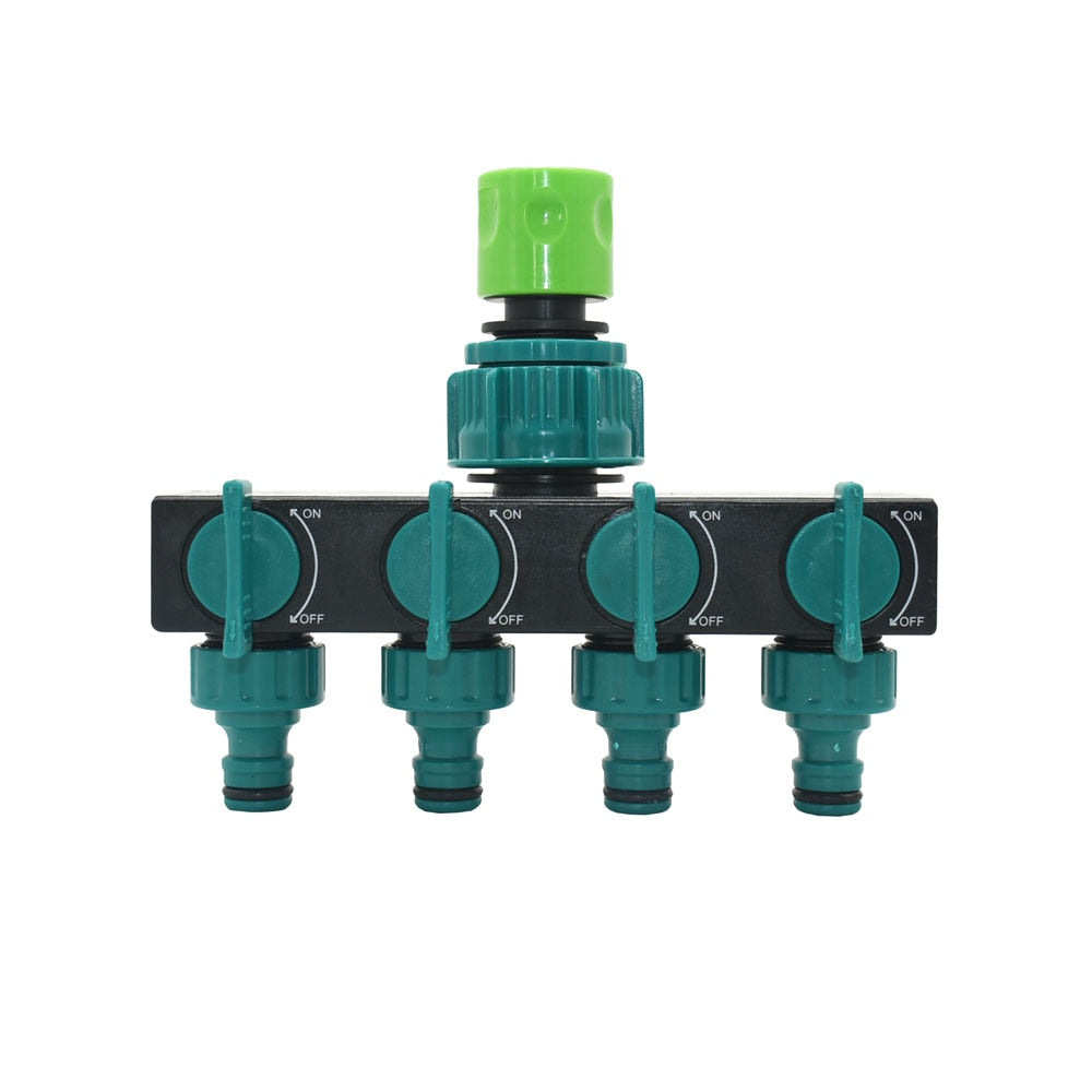 4-Way Garden Tap Water Splitter - UTILITY5STORE