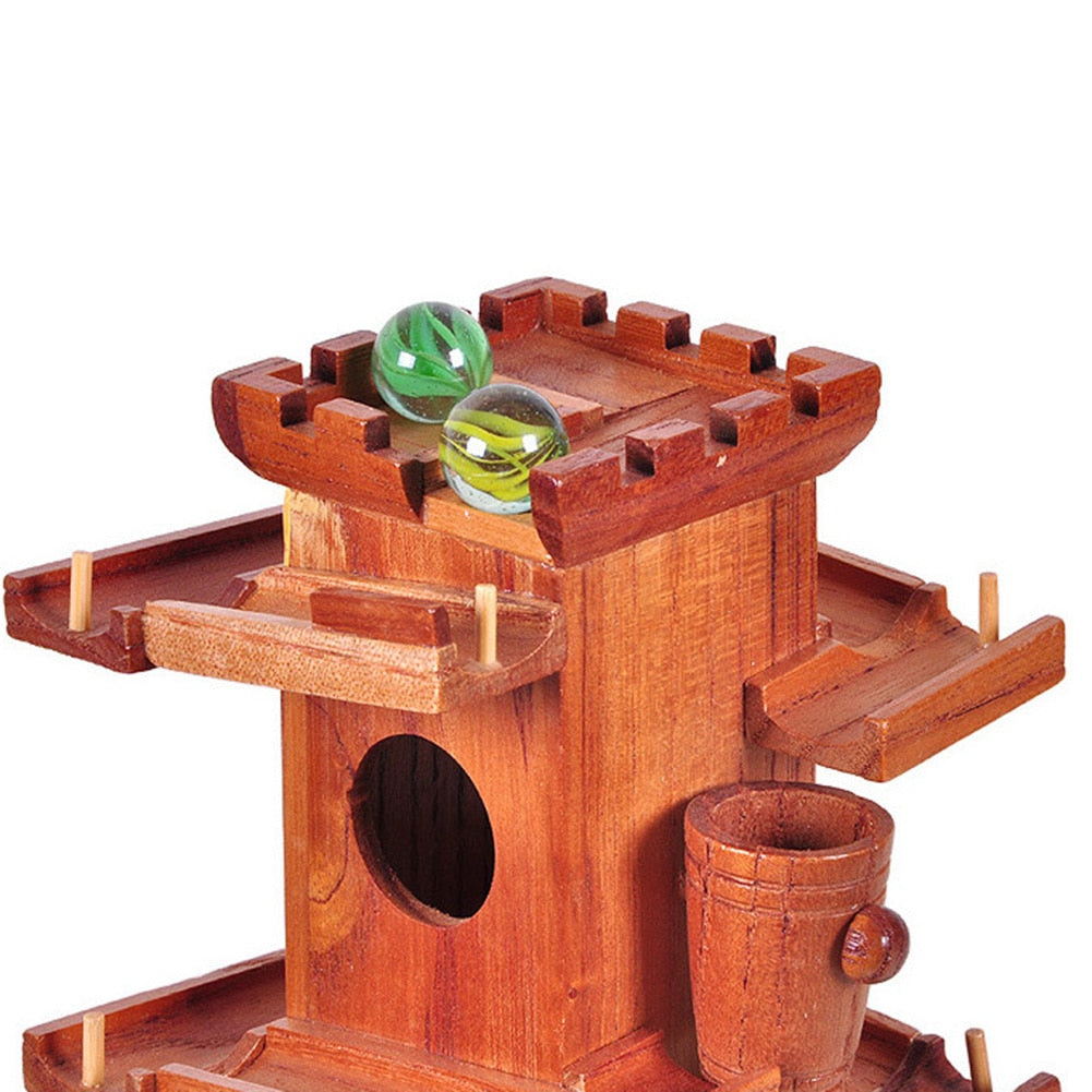 Marble Adventure Wooden Maze Ball Tower