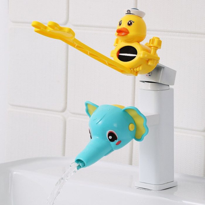 Cartoon Splash Proof Kids Faucet Extender