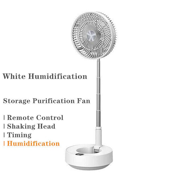 Elegant Mini Foldable Humidifier Fan