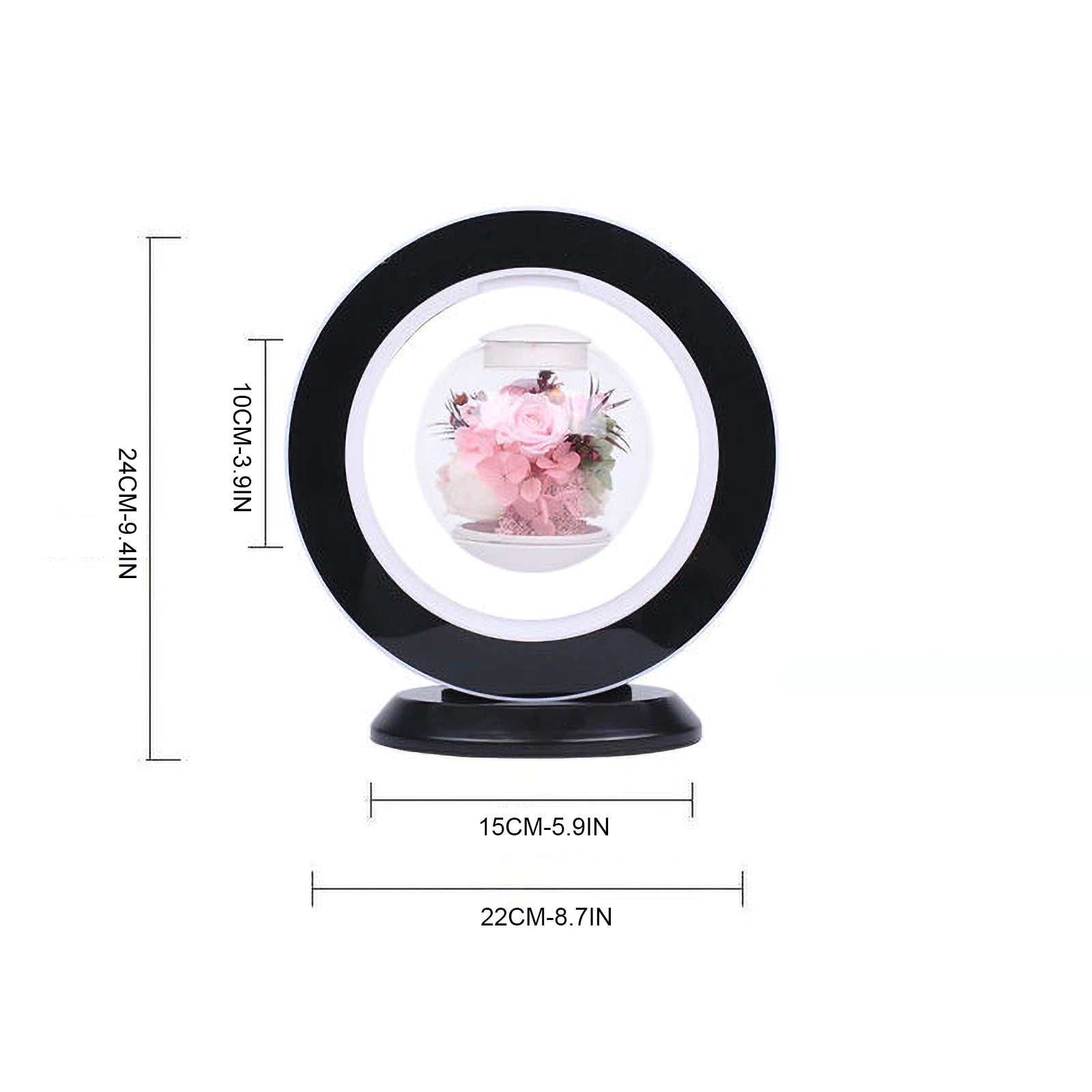 Magnetic Floating Immortal Flower Vase Lamp