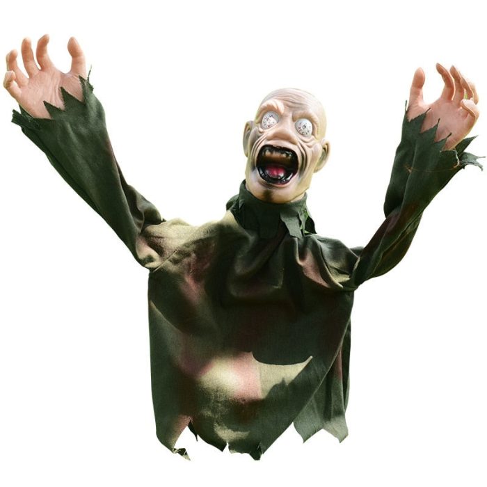 Scary Screaming Zombie Garden Halloween Decoration