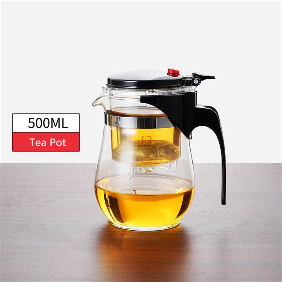 TeaTime Heat Resistant Glass Teapot - UTILITY5STORE