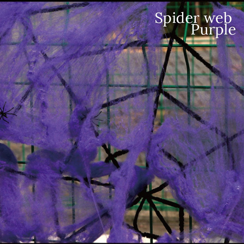 Artificial Stretchy Cobweb Halloween Decoration