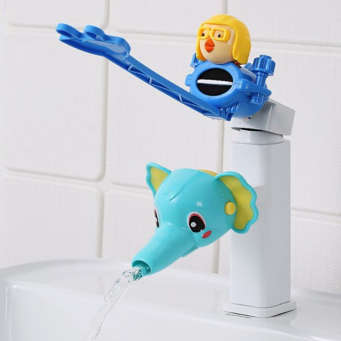 Cartoon Splash Proof Kids Faucet Extender