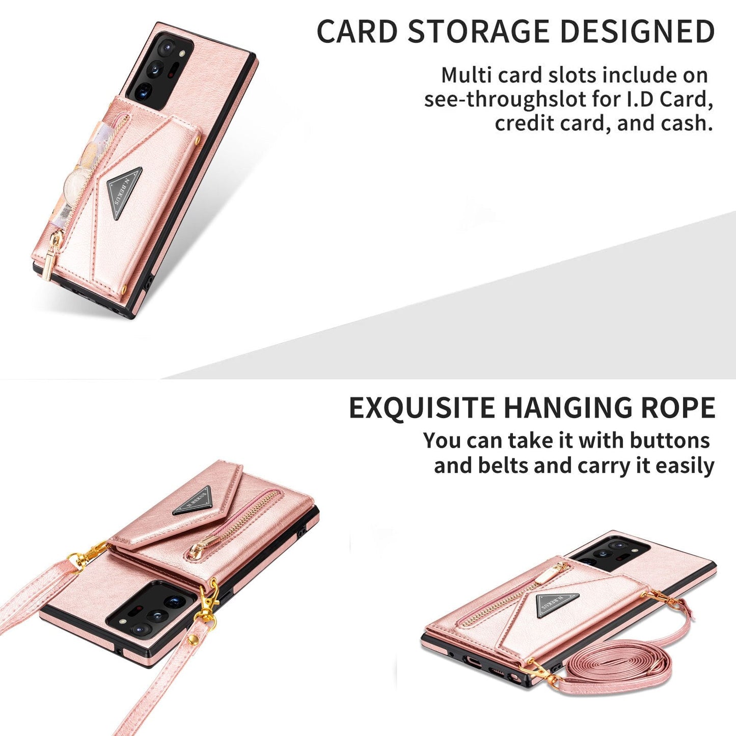 Sleep Strap Wallet Phone Case