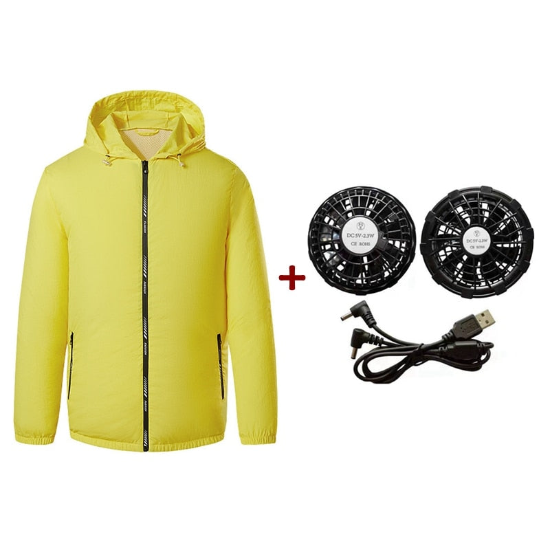 Outdoor Summer Cooling Fan Jacket - UTILITY5STORE
