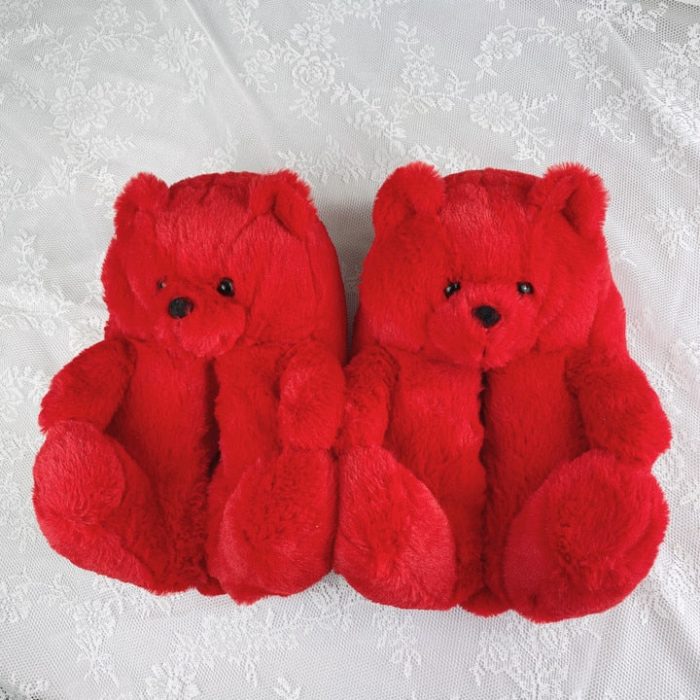 Warm Bear Paws Cute Home Slippers