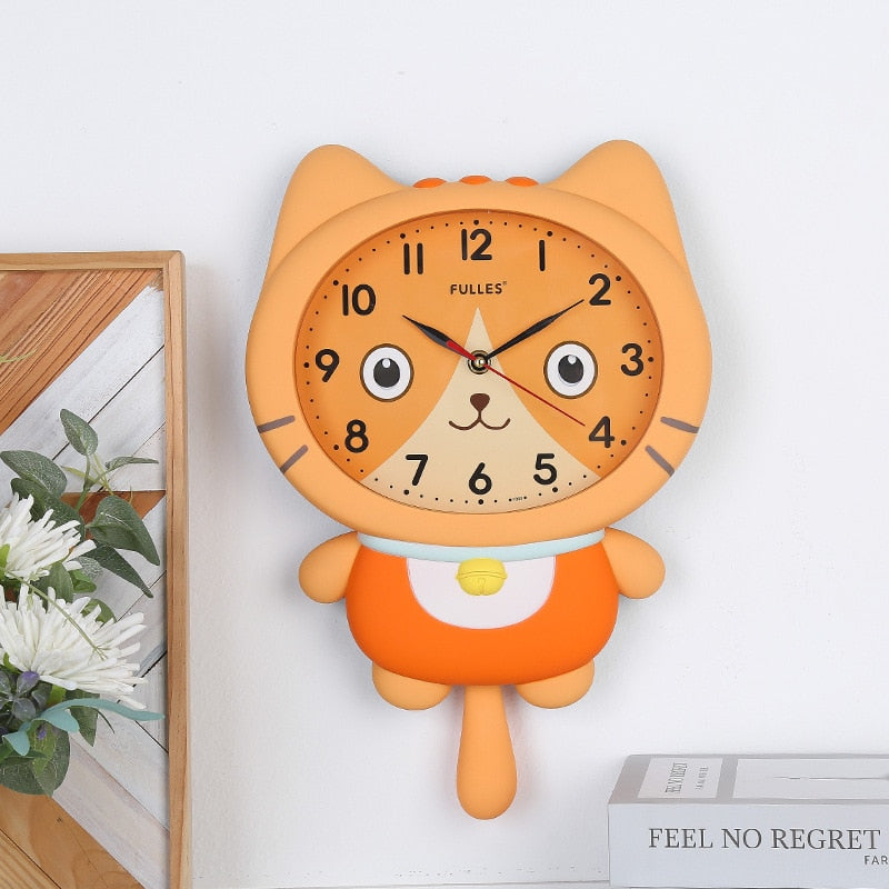 Cute Midnight Owl Wall Clock