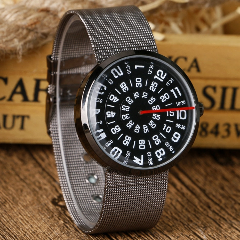 Creative Quartz Modern Dial Watch - UTILITY5STORE