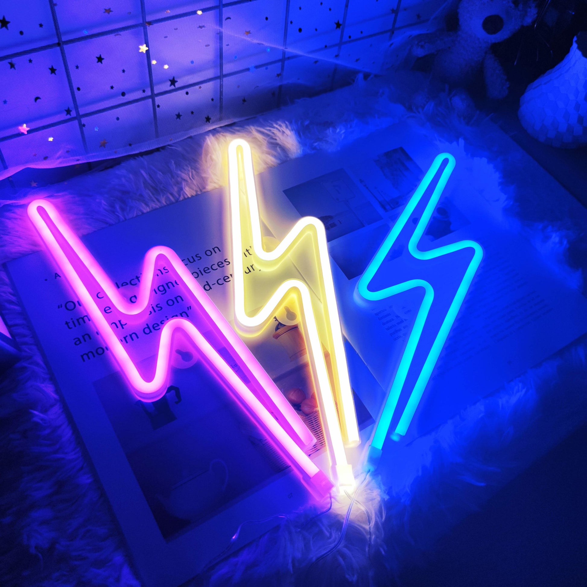 Led Lightning Neon Sign Wall Decor