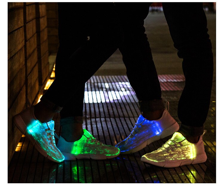 Glowing USB Rechargeable Luminous LED Shoe