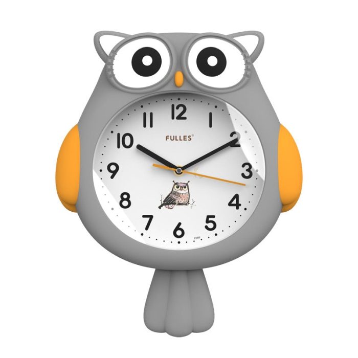 Cute Midnight Owl Wall Clock