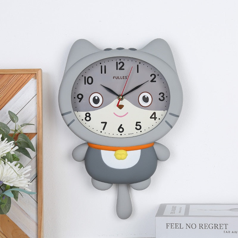 Cute Midnight Owl Wall Clock