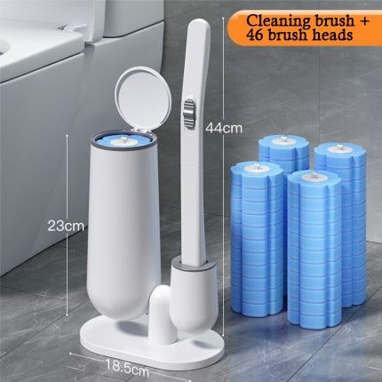 Cleaning Magic Disposable Toilet Brush Set