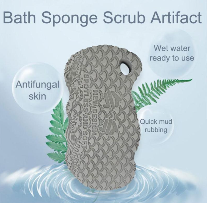 Soft Body Scrubber Shower Sponge