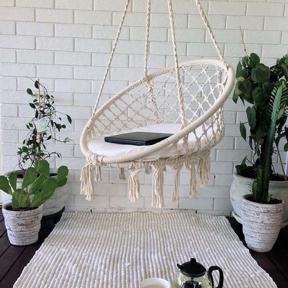 Nordic Knitted Outdoor Hammock