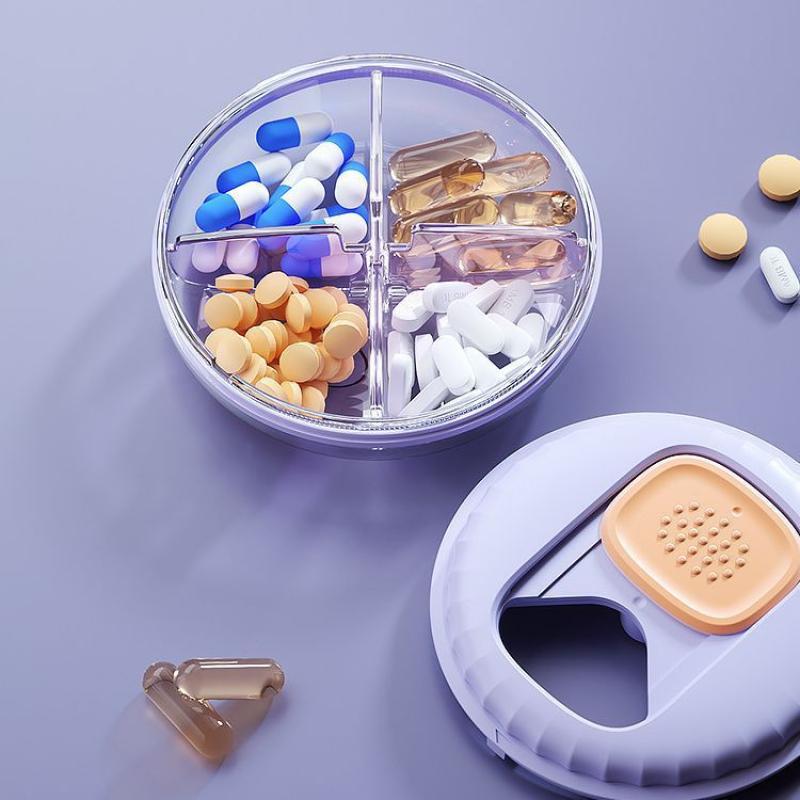 Fully Sealed Mini Travel Pill Organizer