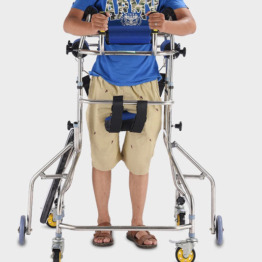 6-Wheel Rehabilitation Anti-Rollover Senior Walker