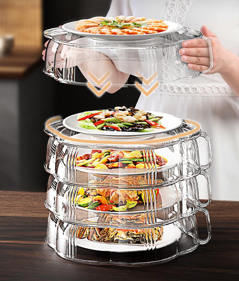 Heat Protector Stackable Food Cover