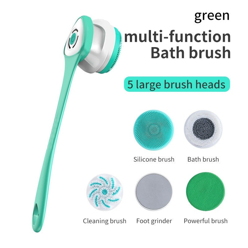 Deep Clean Long Handle Electric Shower Brush