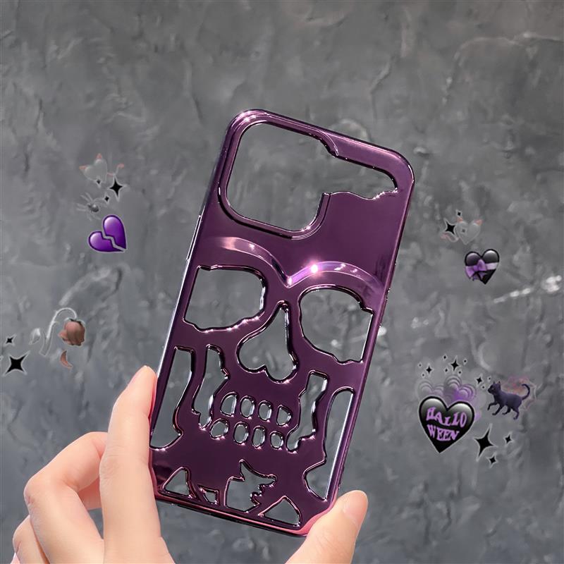 Gothic Midnight Skull Phone Case
