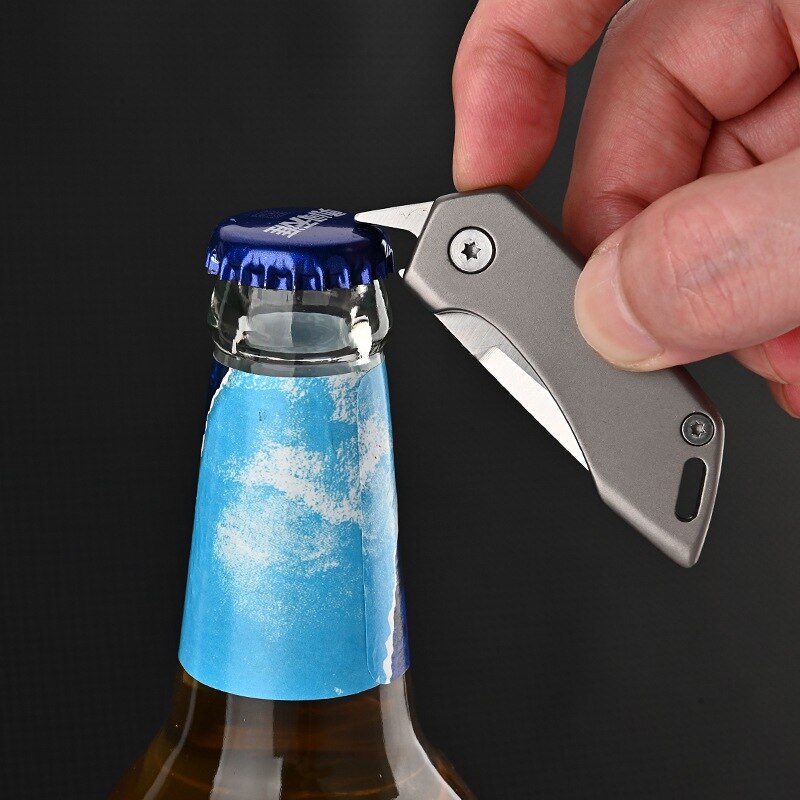 Titanium Alloy Pocket Keychain Knife