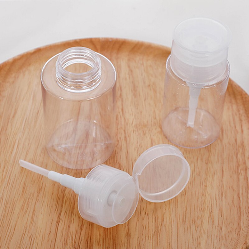 Transparent  Refillable Cosmetic Storage Travel Bottle