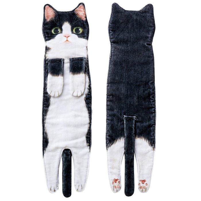 Quick-Dry Cat Soft Hand Towels