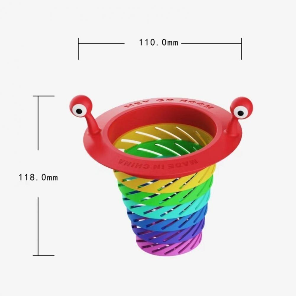 Little Monster Colorful Foldable Sink Strainer Basket