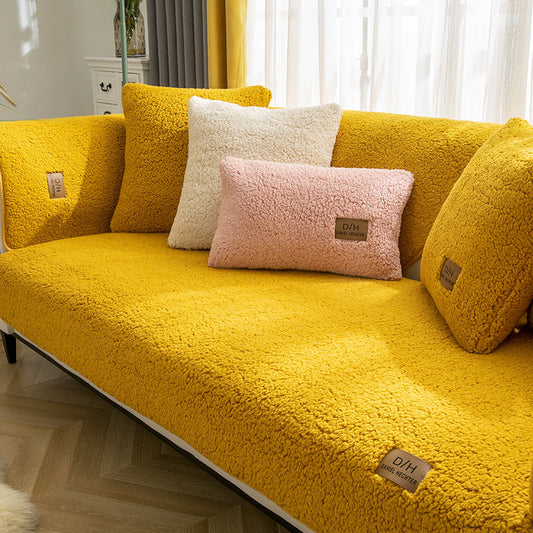 Modern Thick Plush Anti-slip Sofa Covers