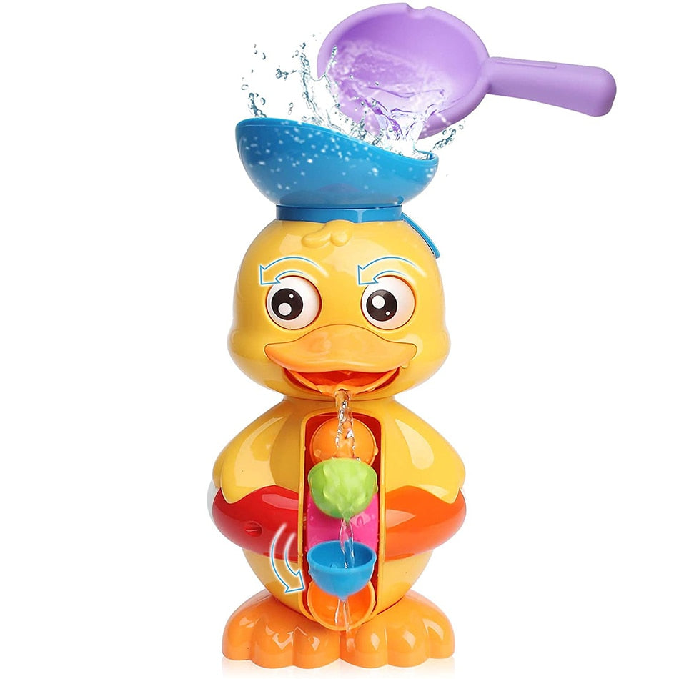 Duck Waterwheel Baby Bath Toy