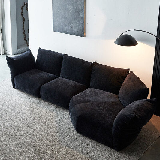 Italian Style Minimalist Modern Life Velvet Adjustable Sofa