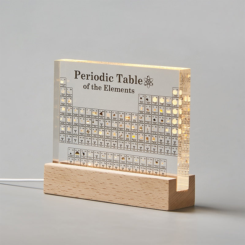 Educational Acrylic Science Periodic Table Decor