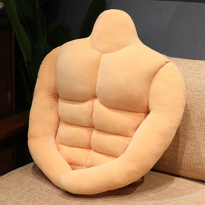 Muscle Man Strong Cuddly Body Pillow Cushion