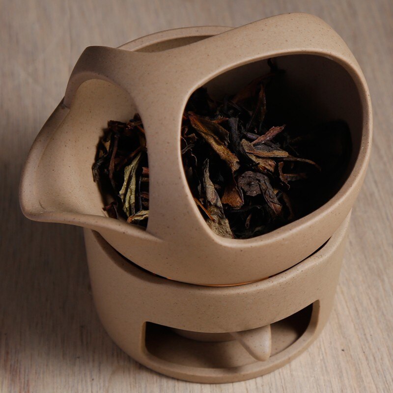 Japanese Style Simple Candle Tea Warmer Pot