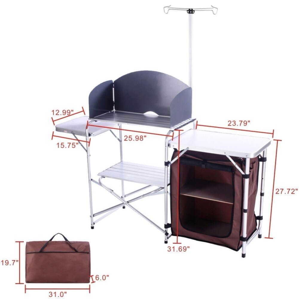 Outdoor Foldable Portable Camping Kitchen