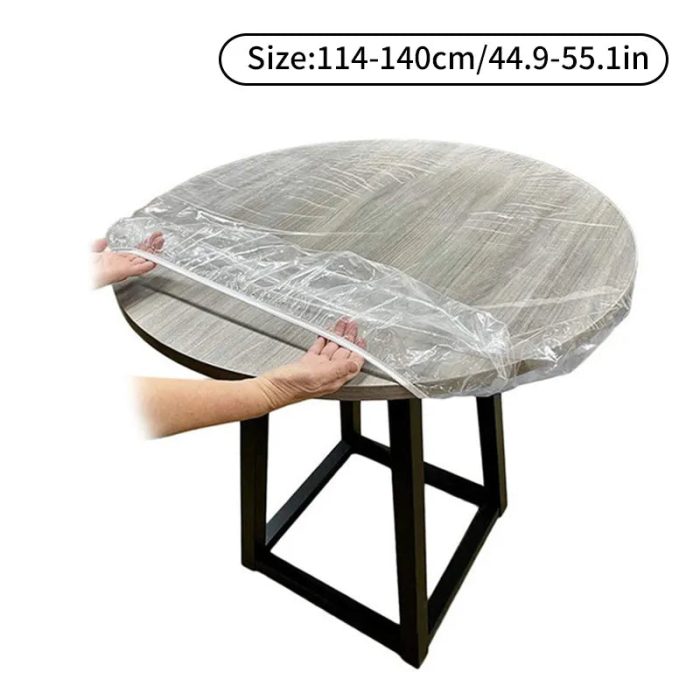 Transparent PVC Waterproof Long Life Protective Table Cover