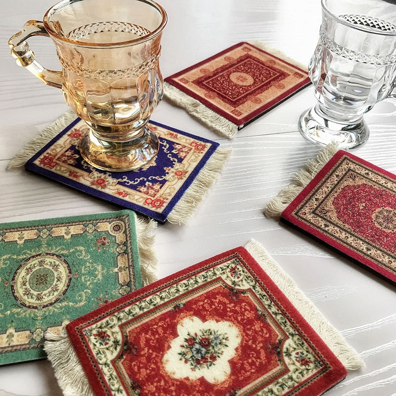 Mini Turkish Carpet Mug Coaster