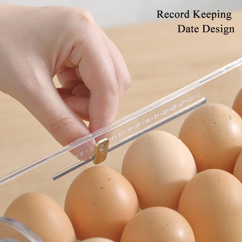 Automatic Flip Egg Storage Rack