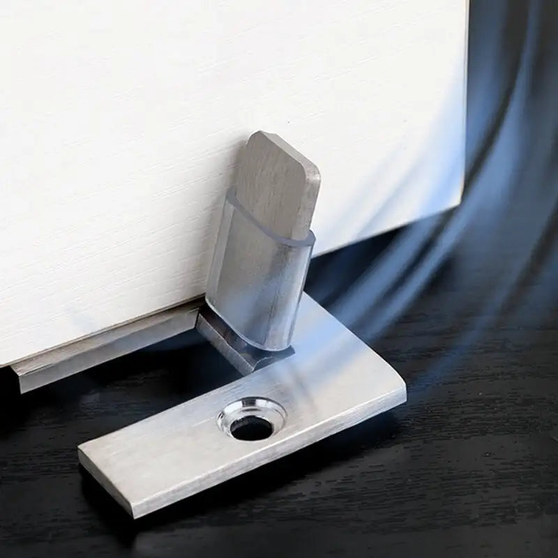 Secure Stainless Hidden Door Stopper