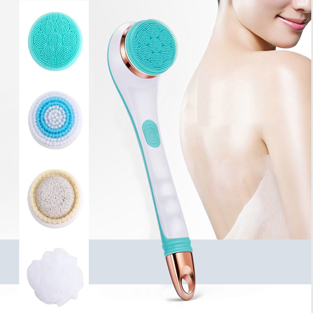 Rotating Electric Silicone Massager Bath Brush - UTILITY5STORE