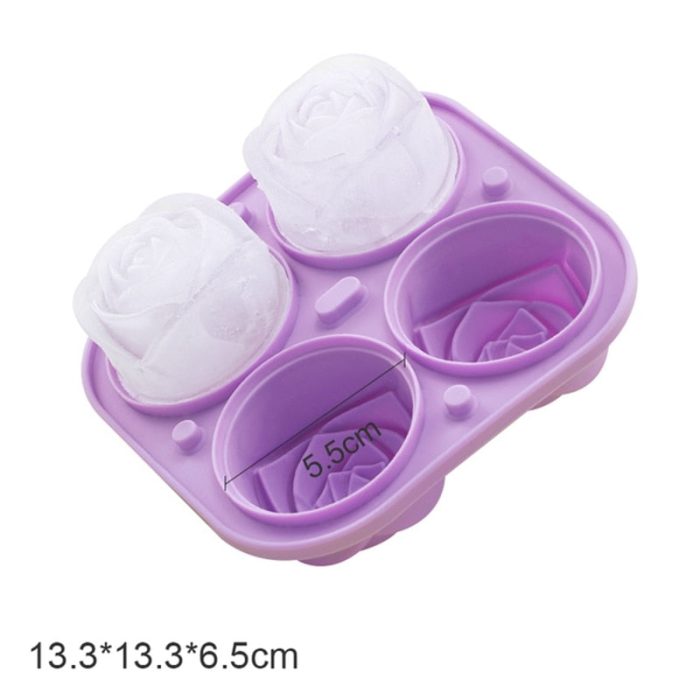 3D Elegant Large Rose Ice Molds - UTILITY5STORE