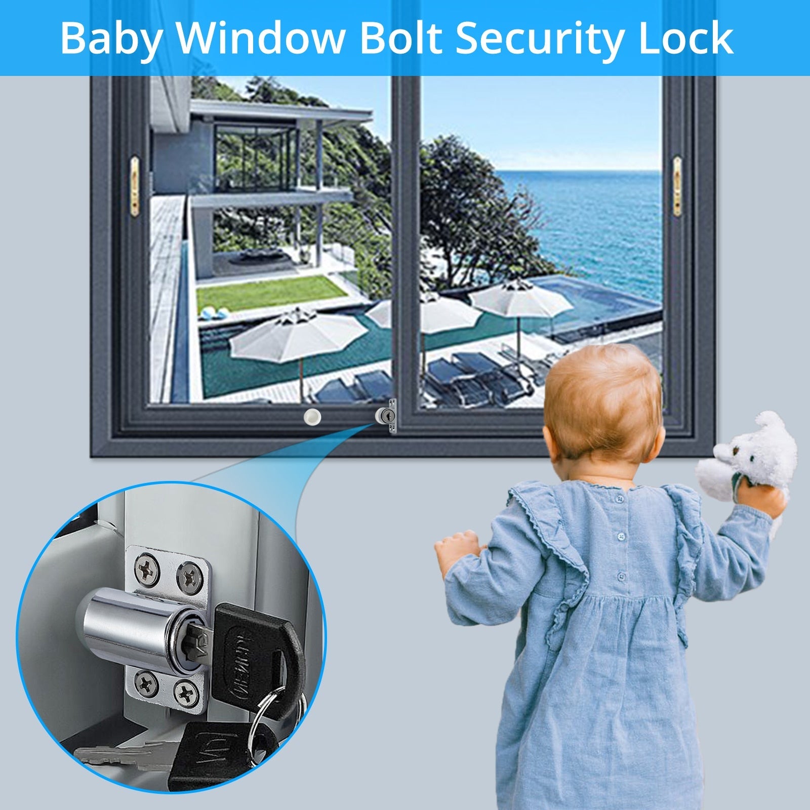 Baby Guard Sliding Window Lock