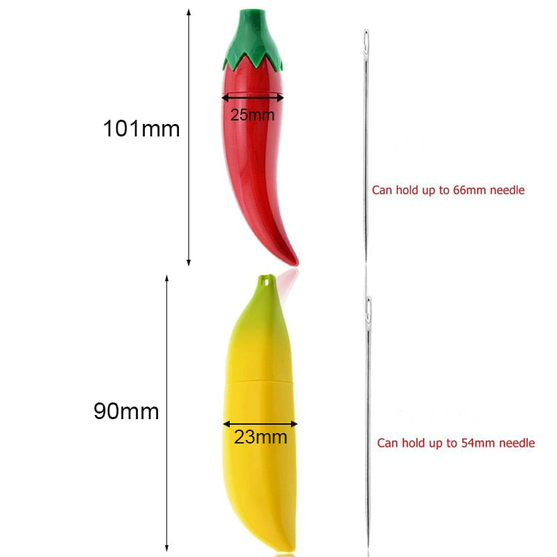 Chili Pepper Sewing Needle Toothpick Holder Case