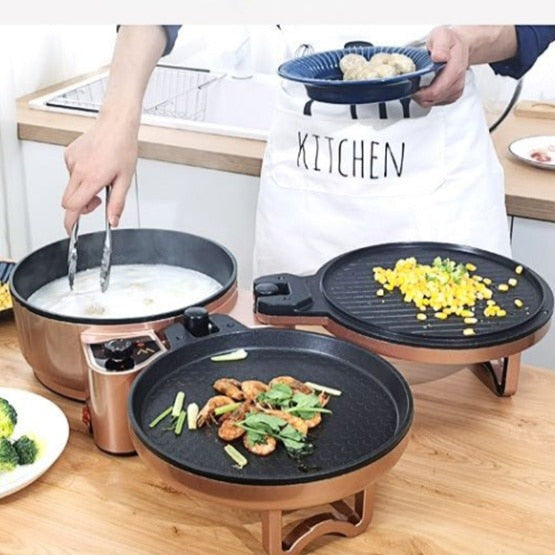 Multifunctional Double-sided Electric Baking Pan