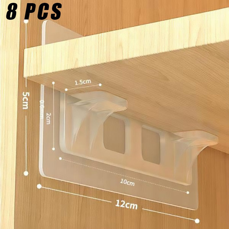 Self-Adhesive Closet Wizard Shelf Support Bracket