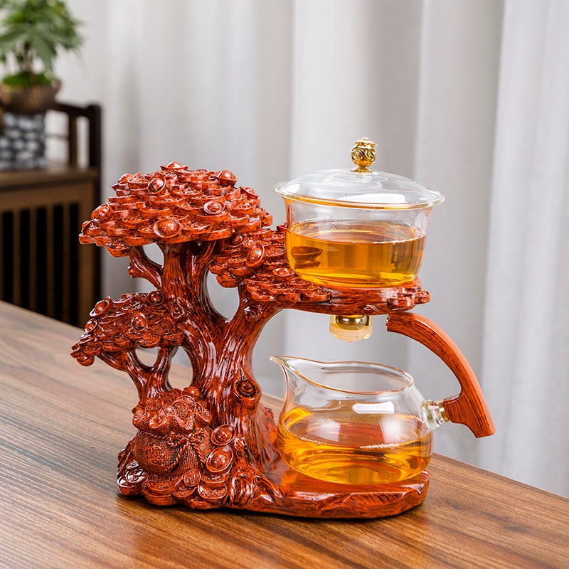 Mystic Golden Dragon Teapot